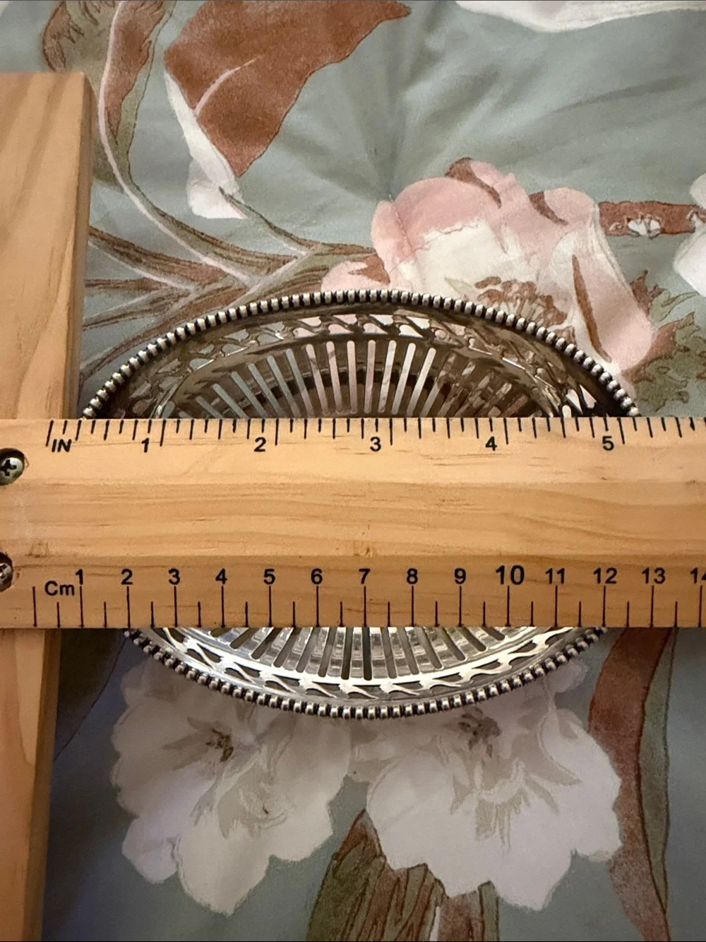 Vintage Keltum Pleet Dutch Silver-Plated Reticulated Bonbon Dish/Basket, trinket